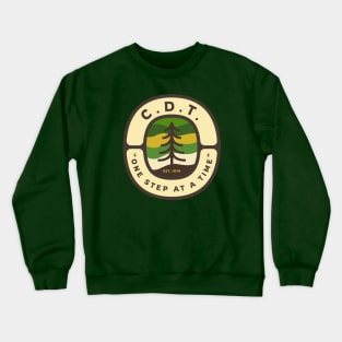 Continental Divide Trail- One Step At A Time Crewneck Sweatshirt